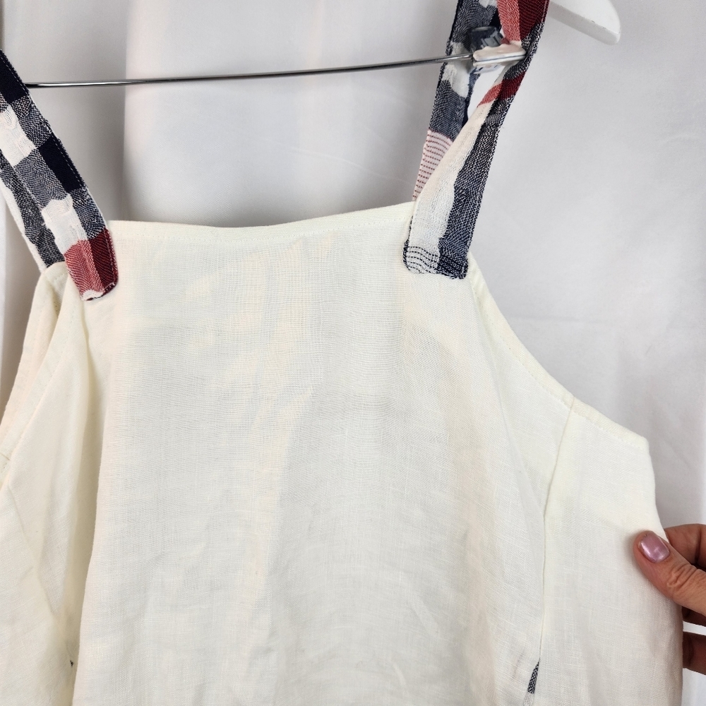 ANIMALE linen dress with pockets size 6 in EUC - Picture 7 of 8